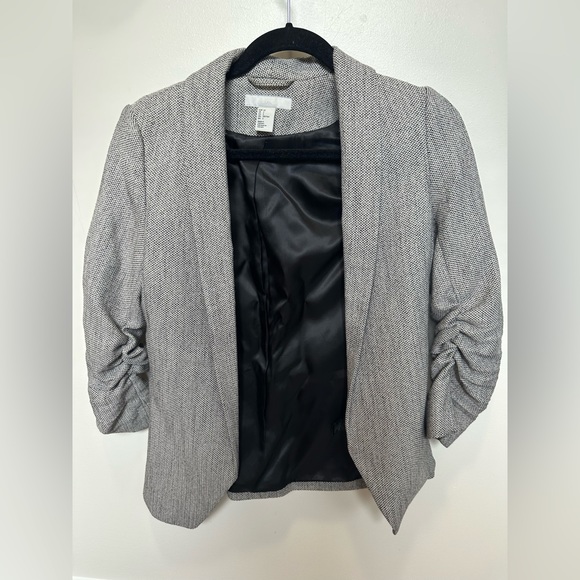 H & M blazer jacket with cinched sleeves - Picture 1 of 5